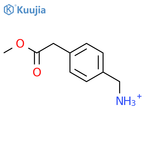 methyl 2-4-(aminomethyl)phenylacetate structure
