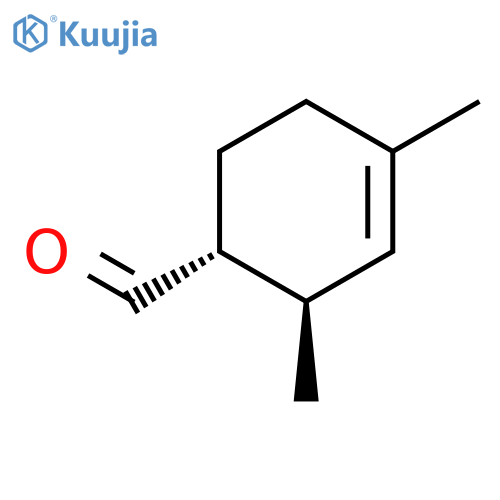3-Cyclohexene-1-carboxaldehyde, 2,4-dimethyl-, (1R,2R)-rel- structure