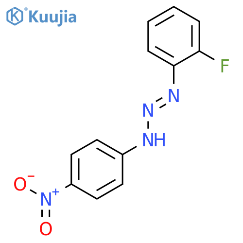 1-Triazene, 1-(2-fluorophenyl)-3-(4-nitrophenyl)- structure