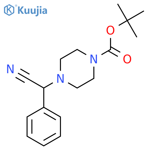 Tert-Butyl 4-(Cyano(Phenyl)Methyl)Piperazine-1-Carboxylate structure