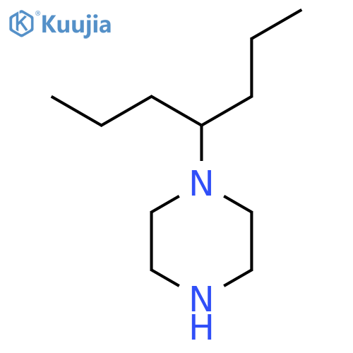 1-(heptan-4-yl)piperazine structure