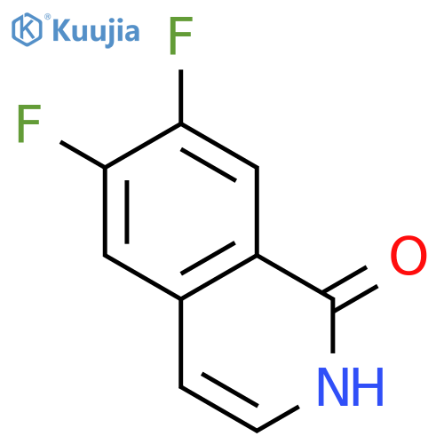 6,7-Difluoroisoquinolin-1(2h)-one structure
