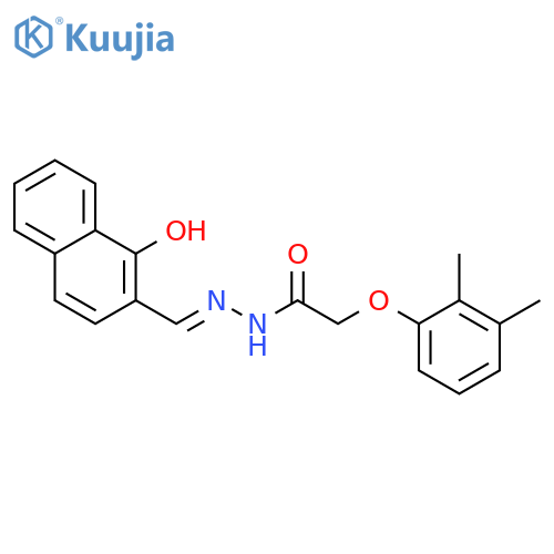 2-(2,3-dimethylphenoxy)-N'-[(1-hydroxy-2-naphthyl)methylene]acetohydrazide structure