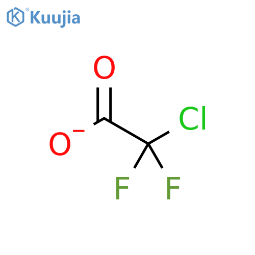 Acetic acid, 2-chloro-2,2-difluoro-, ion(1-) structure