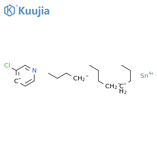 3-Chloro-4-(tributylstannyl)-pyridine structure