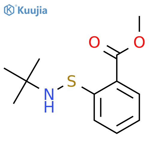 Methyl 2-[(tert-butylamino)sulfanyl]benzoate structure