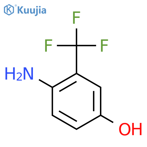 4-Amino-3-(trifluoromethyl)phenol structure