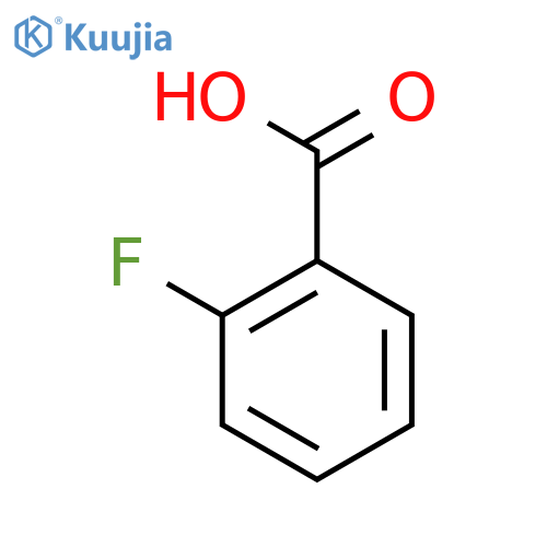 2-Fluorobenzoic acid structure