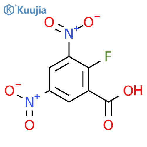 2-fluoro-3,5-dinitrobenzoic Acid structure