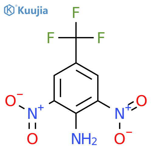 2,6-Dinitro-4-(trifluoromethyl)aniline structure