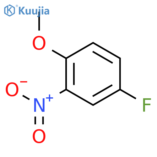 4-Fluoro-2-nitroanisole structure