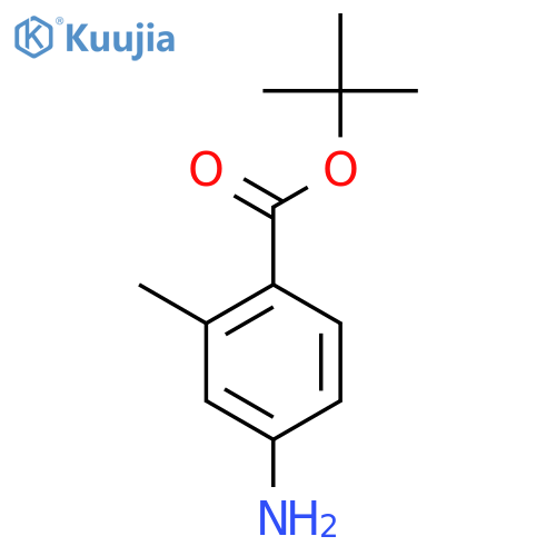 tert-butyl 4-amino-2-methylbenzoate structure