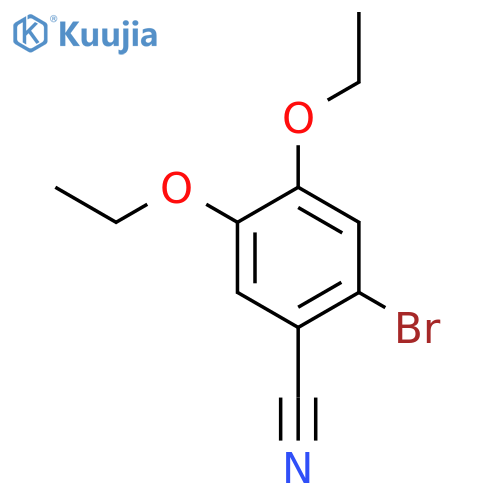 2-Bromo-4,5-diethoxybenzonitrile structure