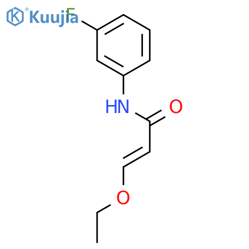2-PROPENAMIDE, 3-ETHOXY-N-(3-FLUOROPHENYL)-, (2E)- structure