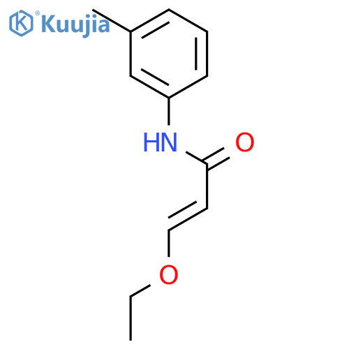 2-PROPENAMIDE, 3-ETHOXY-N-(3-METHYLPHENYL)-, (2E)- structure