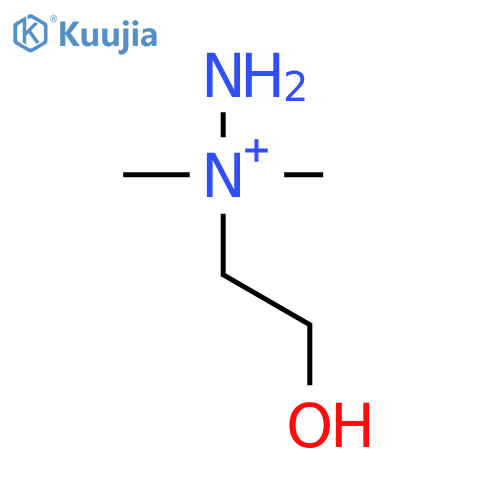 Hydrazinium,1-(2-hydroxyethyl)-1,1-dimethyl- structure