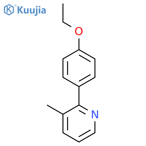 2-(4-ethoxyphenyl)-3-methylpyridine structure