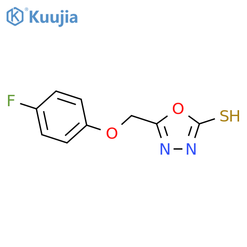 5-(4-Fluorophenoxymethyl)-1,3,4-oxadiazole-2-thiol structure