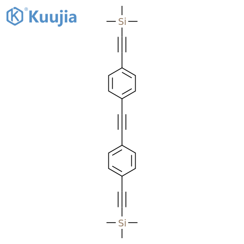 Silane, [1,2-ethynediylbis(4,1-phenylene-2,1-ethynediyl)]bis[trimethyl- structure