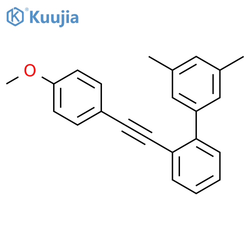 1,1'-BIPHENYL, 2-[(4-METHOXYPHENYL)ETHYNYL]-3',5'-DIMETHYL- structure