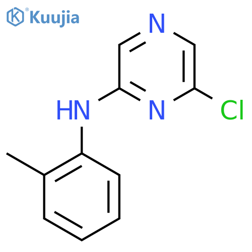 6-Chloro-N-(2-methylphenyl)-2-pyrazinamine structure