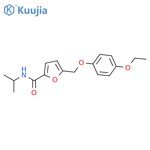 5-(4-Ethoxy-phenoxymethyl)-furan-2-carboxylic acid isopropylamide structure