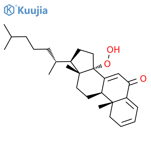 CHOLESTA-2,4,7-TRIEN-6-ONE, 14-HYDROPEROXY- structure