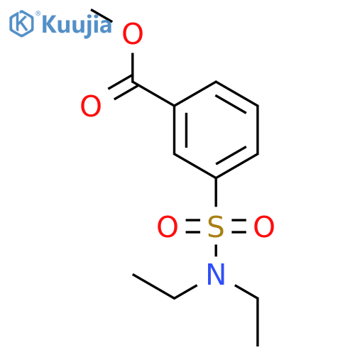 BENZOIC ACID, 3-[(DIETHYLAMINO)SULFONYL]-, METHYL ESTER structure