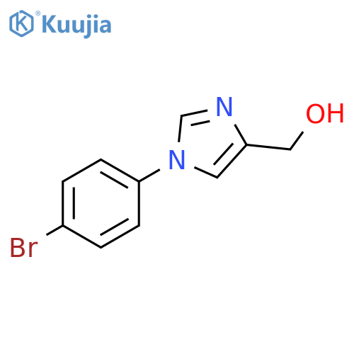 [1-(4-Bromo-phenyl)-1H-imidazol-4-yl]-methanol structure