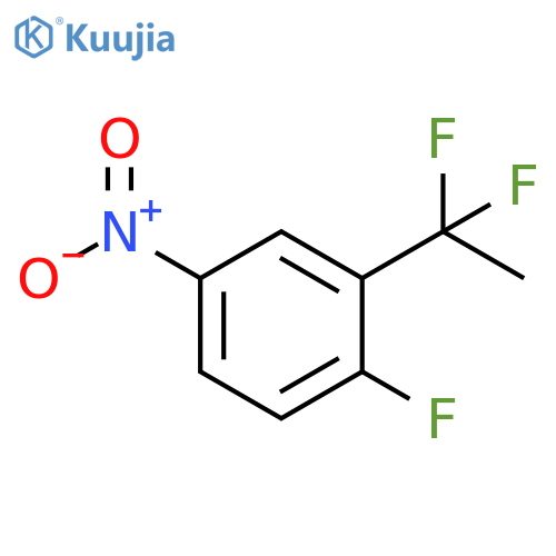 2-(1,1-difluoroethyl)-1-fluoro-4-nitro-benzene structure