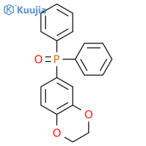 Phosphine oxide, (2,3-dihydro-1,4-benzodioxin-6-yl)diphenyl- structure