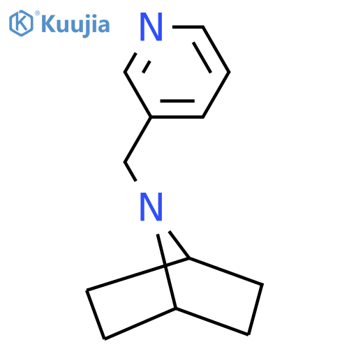 7-(pyridin-3-yl)methyl-7-azabicyclo2.2.1heptane structure