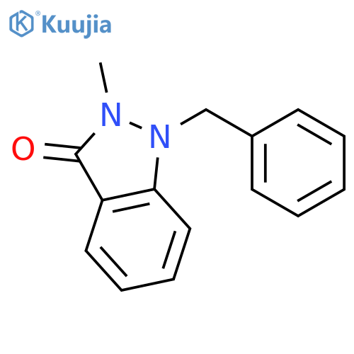 3H-Indazol-3-one, 1,2-dihydro-2-methyl-1-(phenylmethyl)- structure