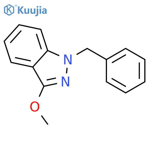 1-Benzyl-3-methoxy-1H-indazole structure
