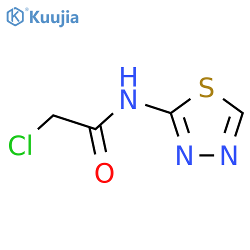 2-Chloro-N-(1,3,4-thiadiazol-2-yl)acetamide structure