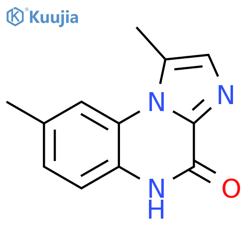 1,8-dimethylimidazo1,2-aquinoxalin-4(5H)-one structure