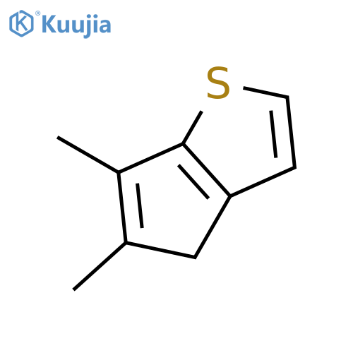 4H-Cyclopenta[b]thiophene, 5,6-dimethyl- structure
