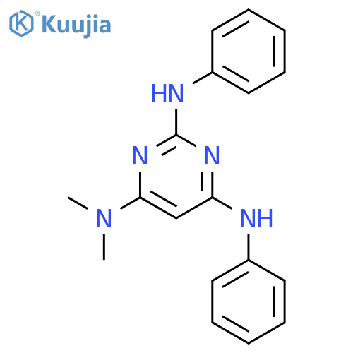 2,4,6-Pyrimidinetriamine, N4,N4-dimethyl-N2,N6-diphenyl- structure