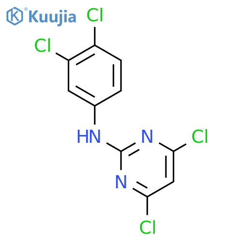 2-PYRIMIDINAMINE, 4,6-DICHLORO-N-(3,4-DICHLOROPHENYL)- structure