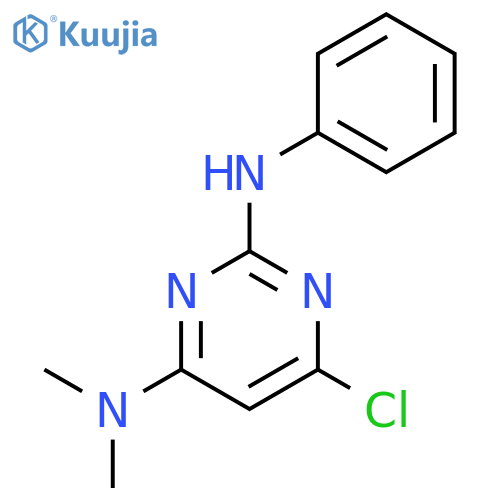 2,4-Pyrimidinediamine, 6-chloro-N4,N4-dimethyl-N2-phenyl- structure
