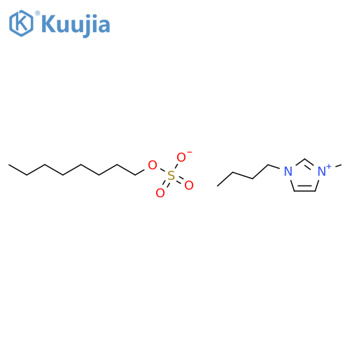 1-Butyl-3-methylimidazolium octyl sulfate structure