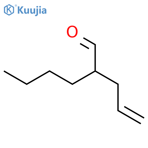 Hexanal, 2-(2-propenyl)- structure