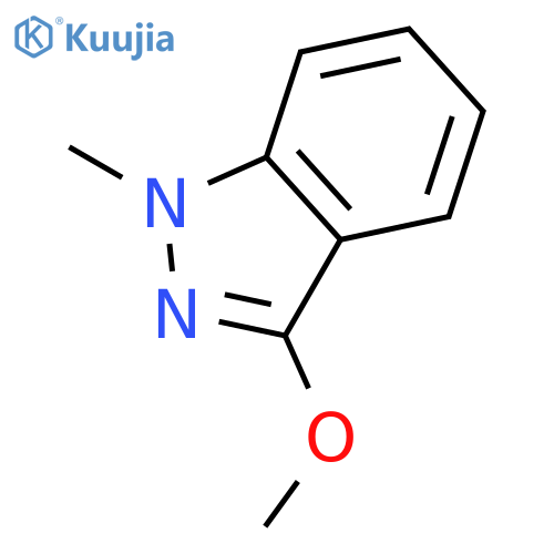1H-INDAZOLE, 3-METHOXY-1-METHYL- structure