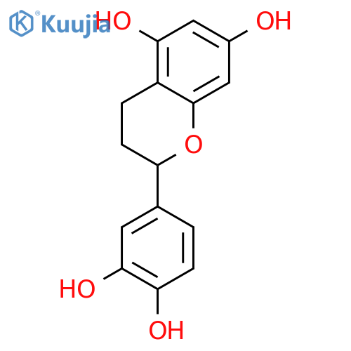 2H-1-Benzopyran-5,7-diol, 2-(3,4-dihydroxyphenyl)-3,4-dihydro-, (2S)- structure