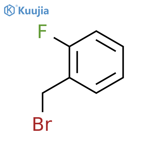 1-(bromomethyl)-2-fluorobenzene structure