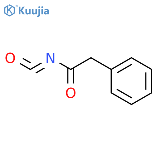 Benzeneacetyl isocyanate structure