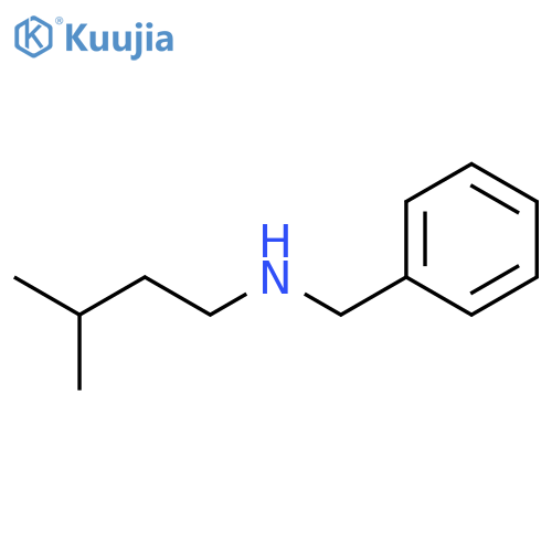 benzyl(3-methylbutyl)amine structure