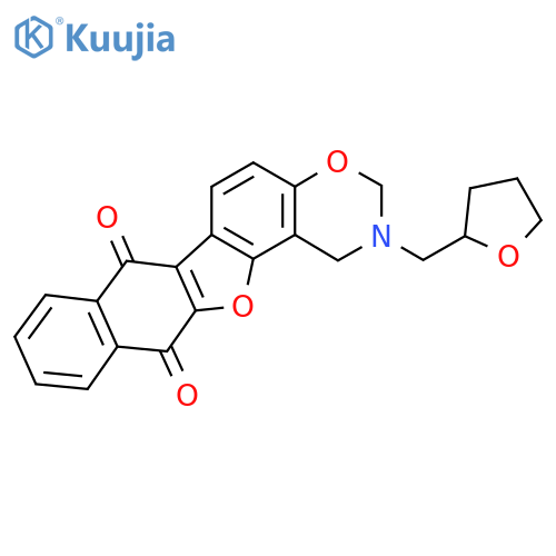 16-(oxolan-2-yl)methyl-12,18-dioxa-16-azapentacyclo11.8.0.0^{2,11}.0^{4,9}.0^{14,19}henicosa-1(13),2(11),4(9),5,7,14(19),20-heptaene-3,10-dione structure