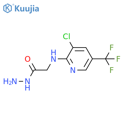 2-{3-Chloro-5-(trifluoromethyl)-2-pyridinyl-amino}acetohydrazide structure