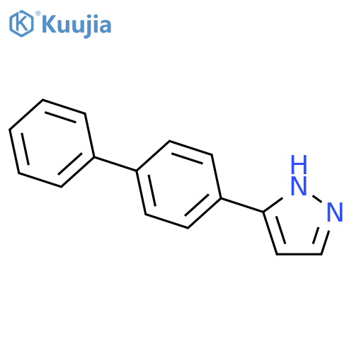 3-biphenyl-4-yl-1H-pyrazole structure